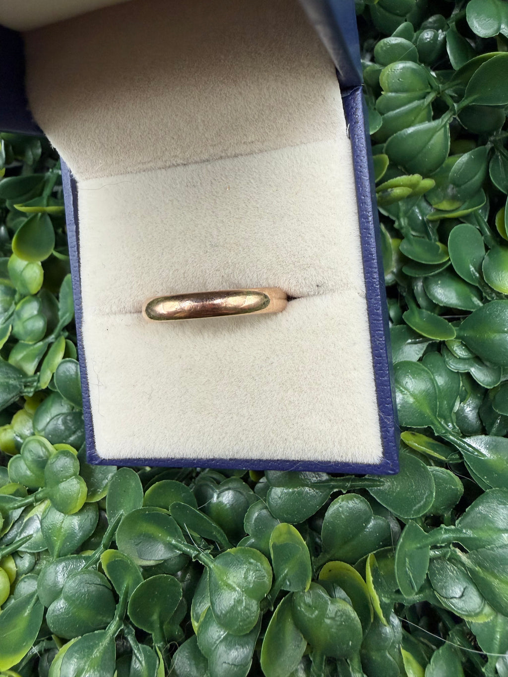 Antique European 9k Rose Gold Wedding Band size 6.5